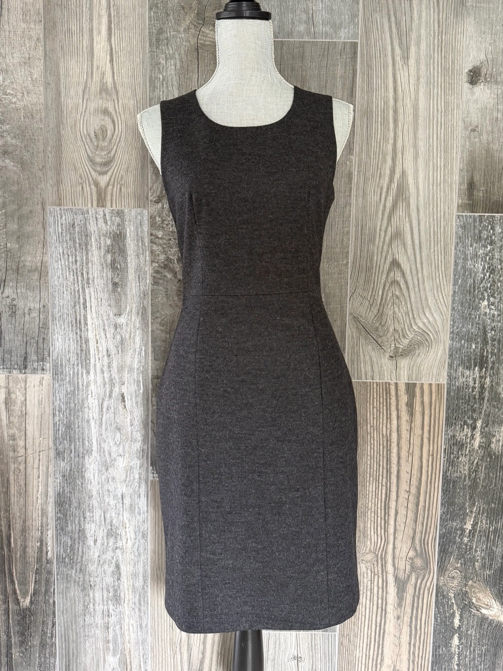 Judith & Charles Stretch Wool Blend Dress